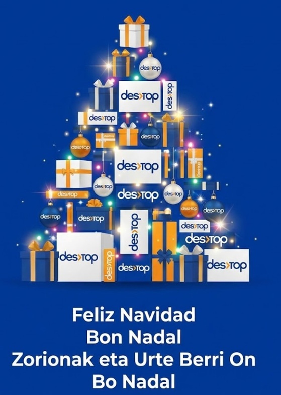 Dende Desktop desexámoslle un feliz 2026!